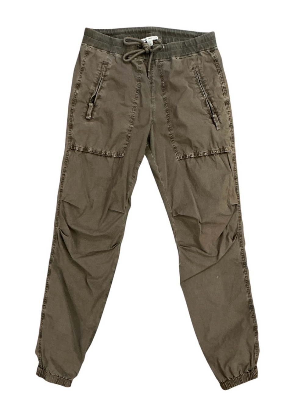 James Perse Army Green Drawstring Jogger Pants